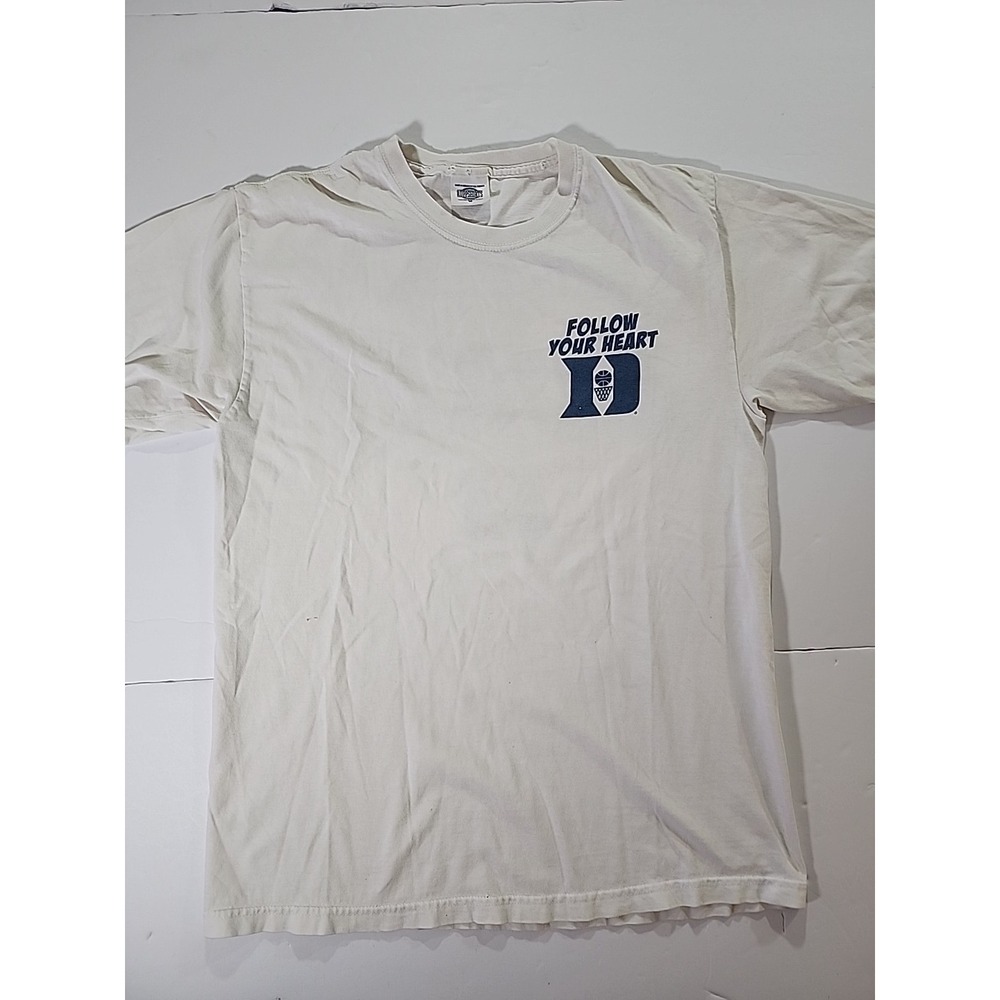 VINTAGE 2004 Duke Blue Devils T-Shirt Medium "Can't Take K Out of Duke" Rupp